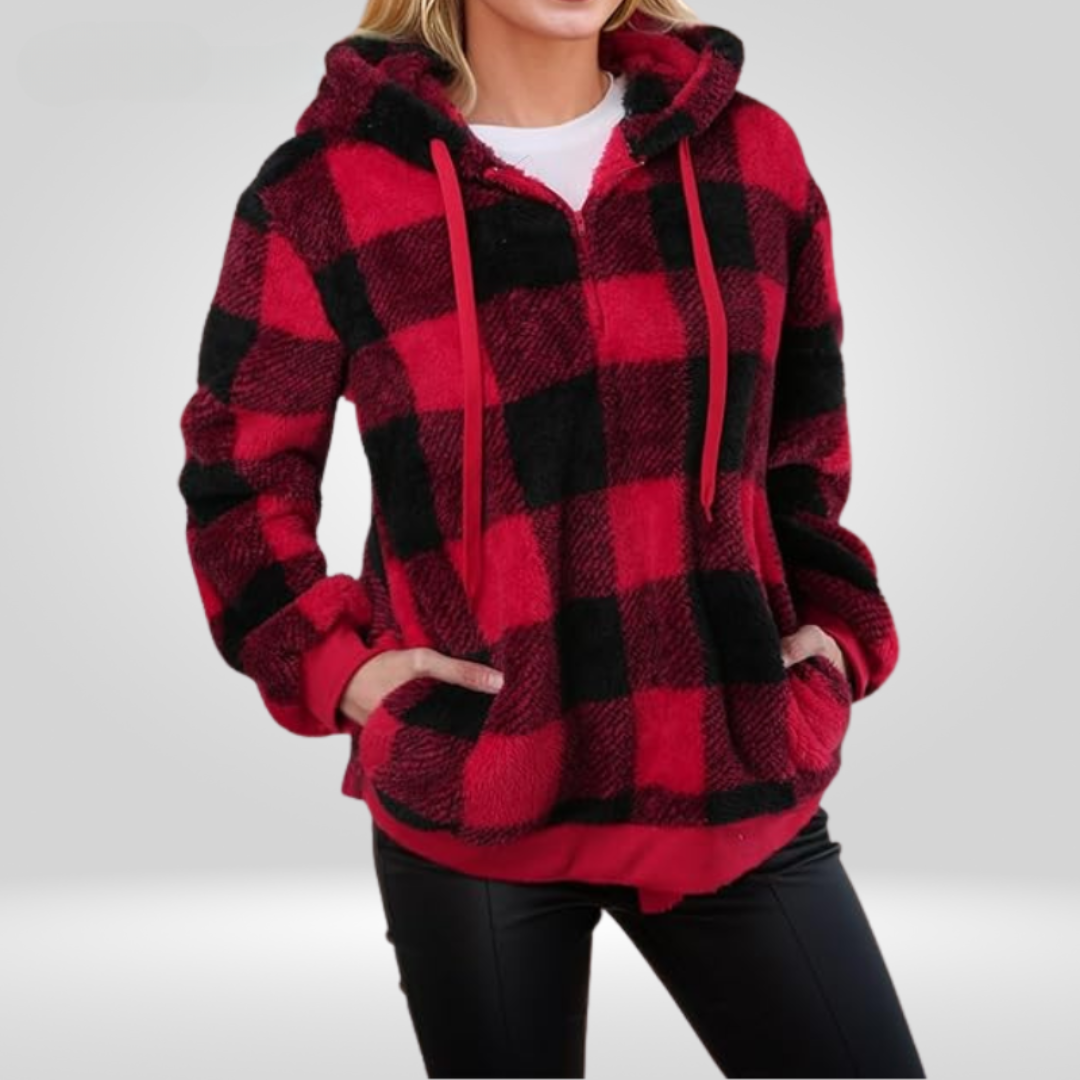 Angeline's | Stylish half zip sweater