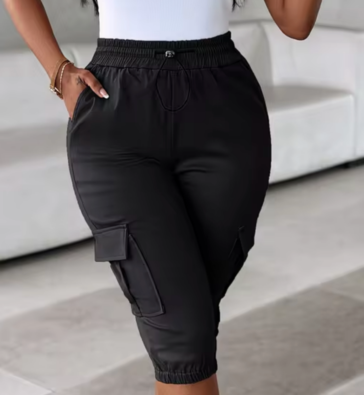 Bertila® | Knee-Length Cargo Pants