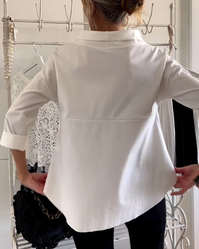 Aldona® | Women'S Elegant Blouse With Half Sleeves