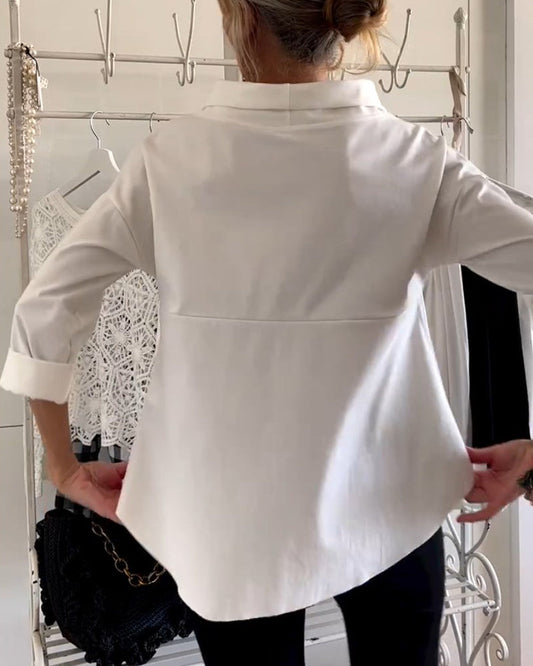 Cecilia® | Elegant high collar top for women