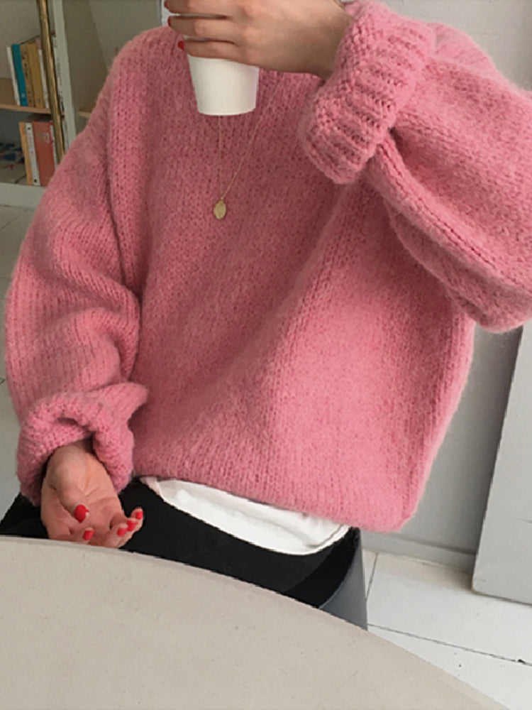 Iris | beautiful oversized knitted sweater for women
