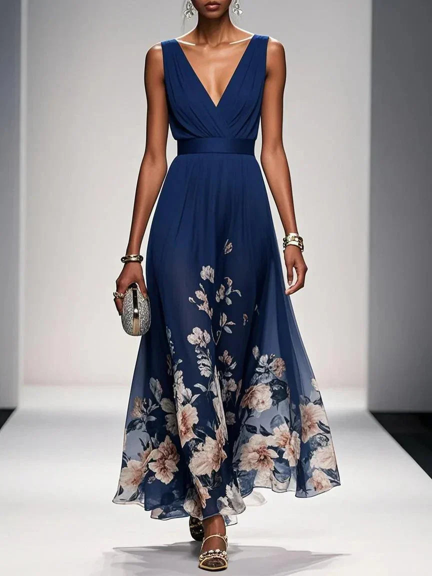 Fiona | Women Floral Print Wedding Guest Dress