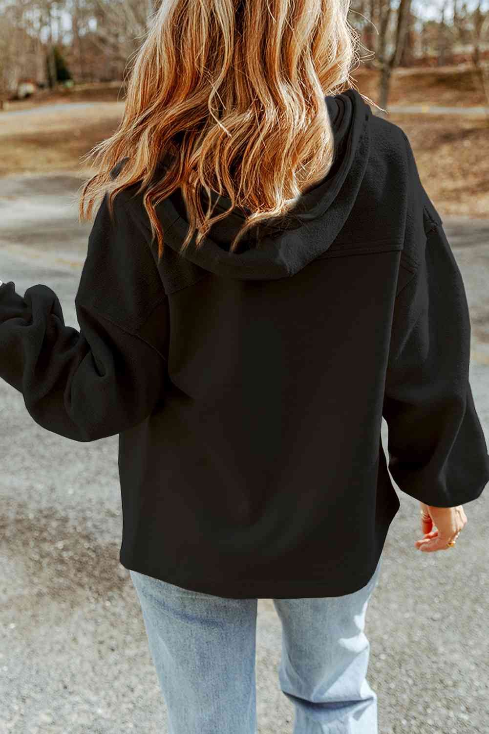 Hana | Jacket with zip, hood and drawstring