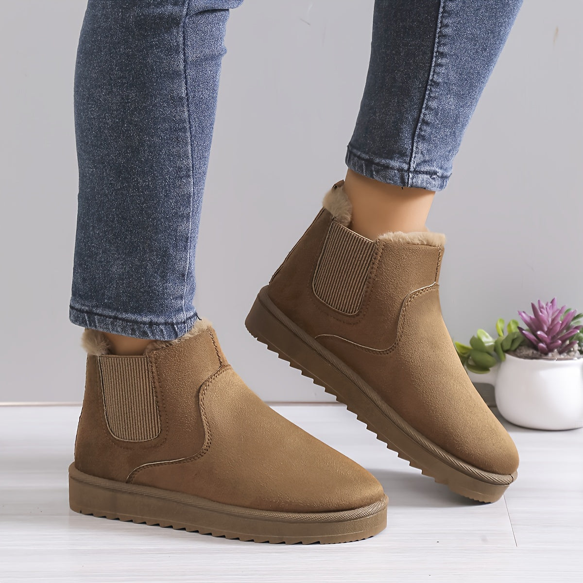 Anneliese | Fleece boots for women