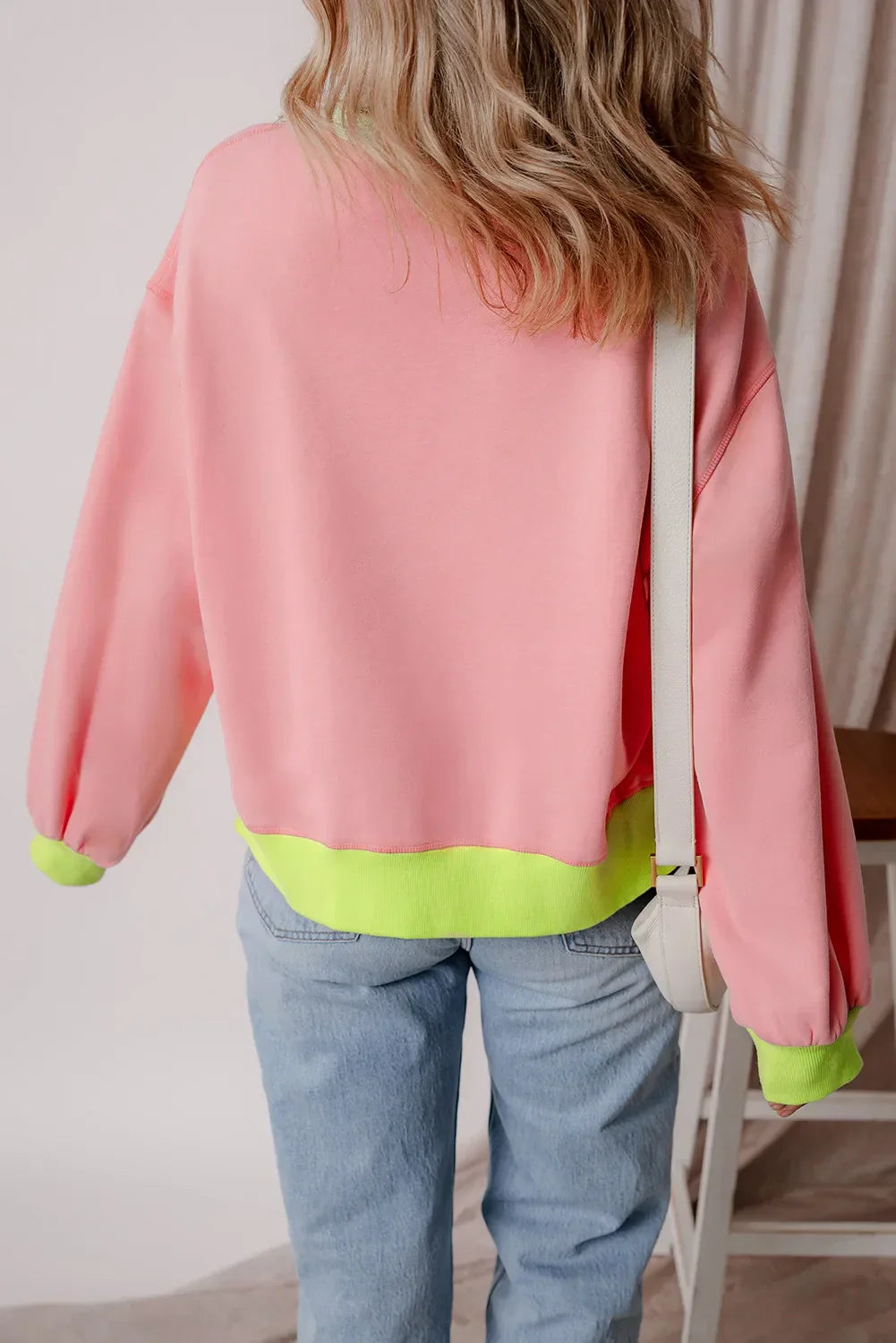 Marion | Graphic crew neck long sleeve sweatshirt