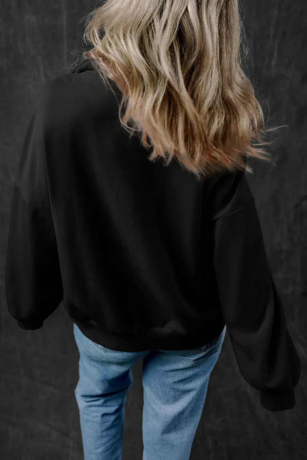 Adriana | Long sleeve half zip sweatshirt