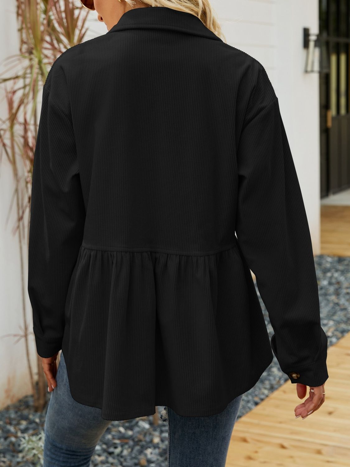Mirjam | Button-down, long-sleeved shirt