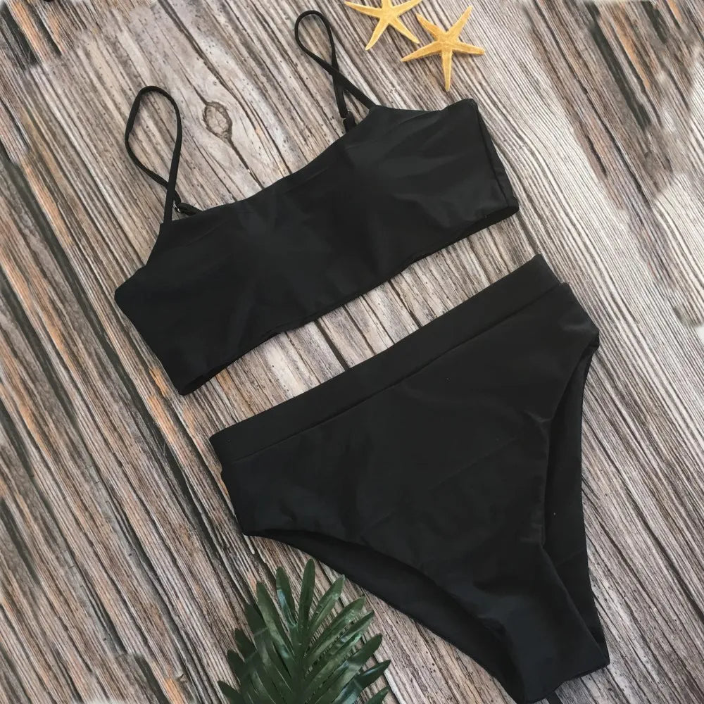 Heidi® | Fashionable High Waist Swimsuit With Padding