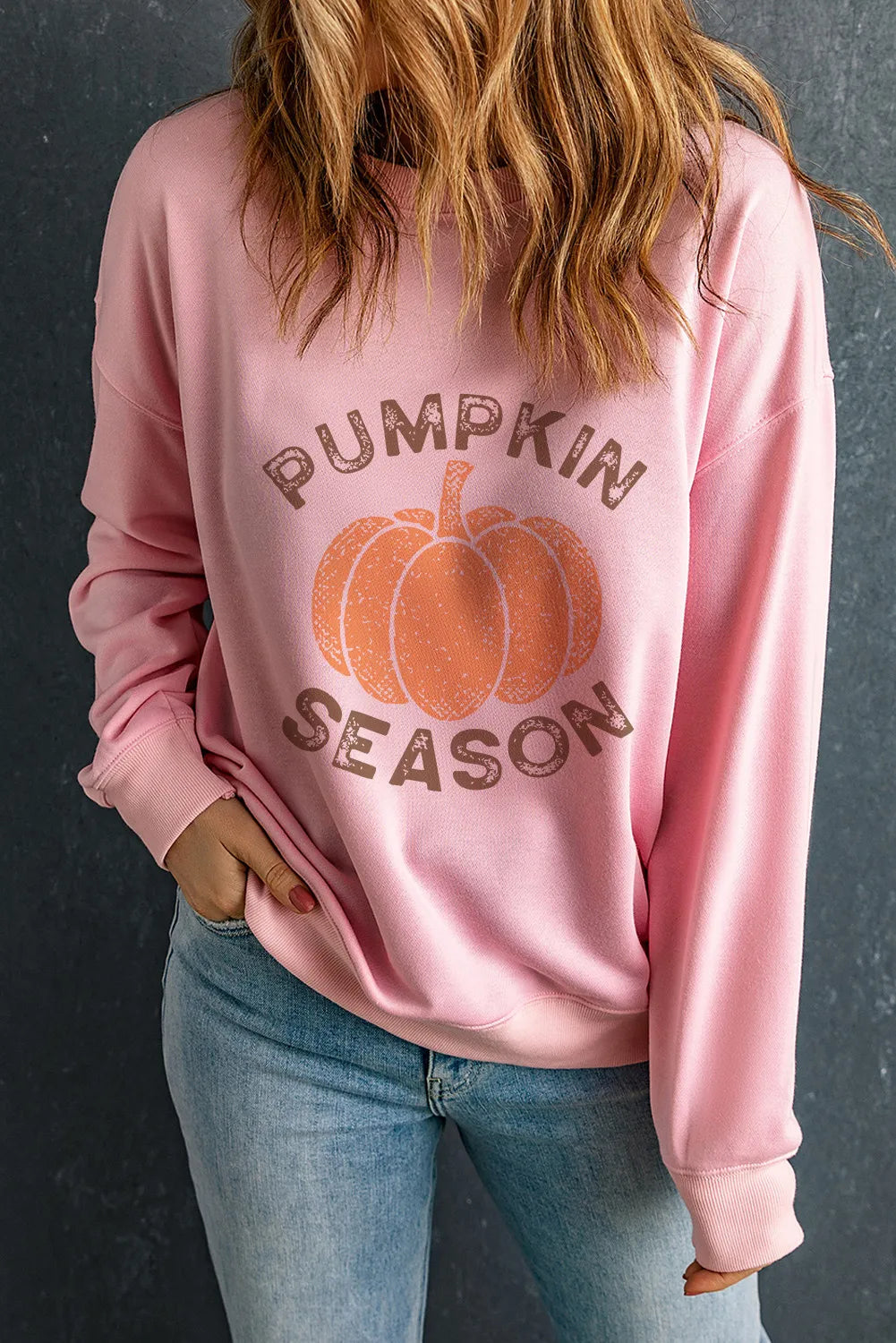 Lucía | Graphic crew neck long sleeve sweatshirt