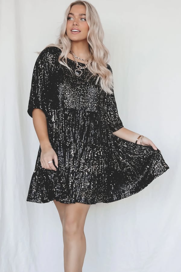 Fernanda® | Loose Sequin Dress