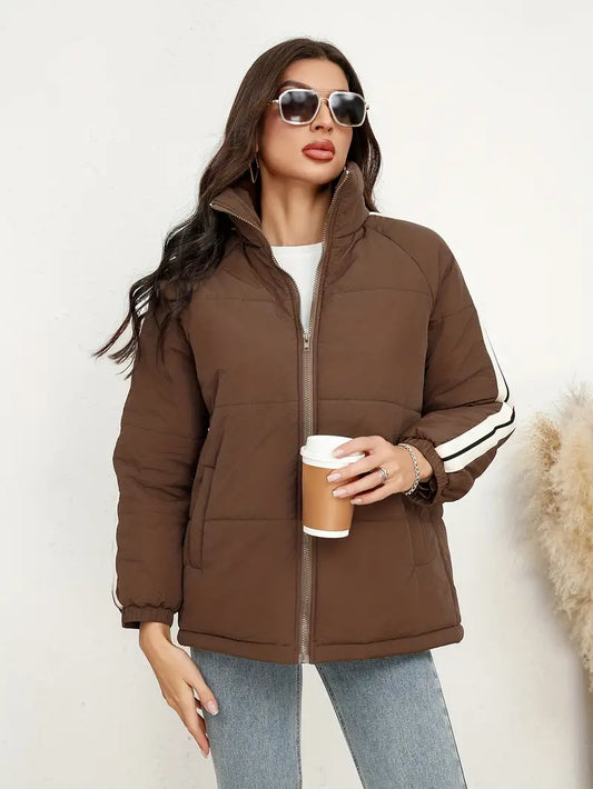 Betina® | Jacket with zip and high collar