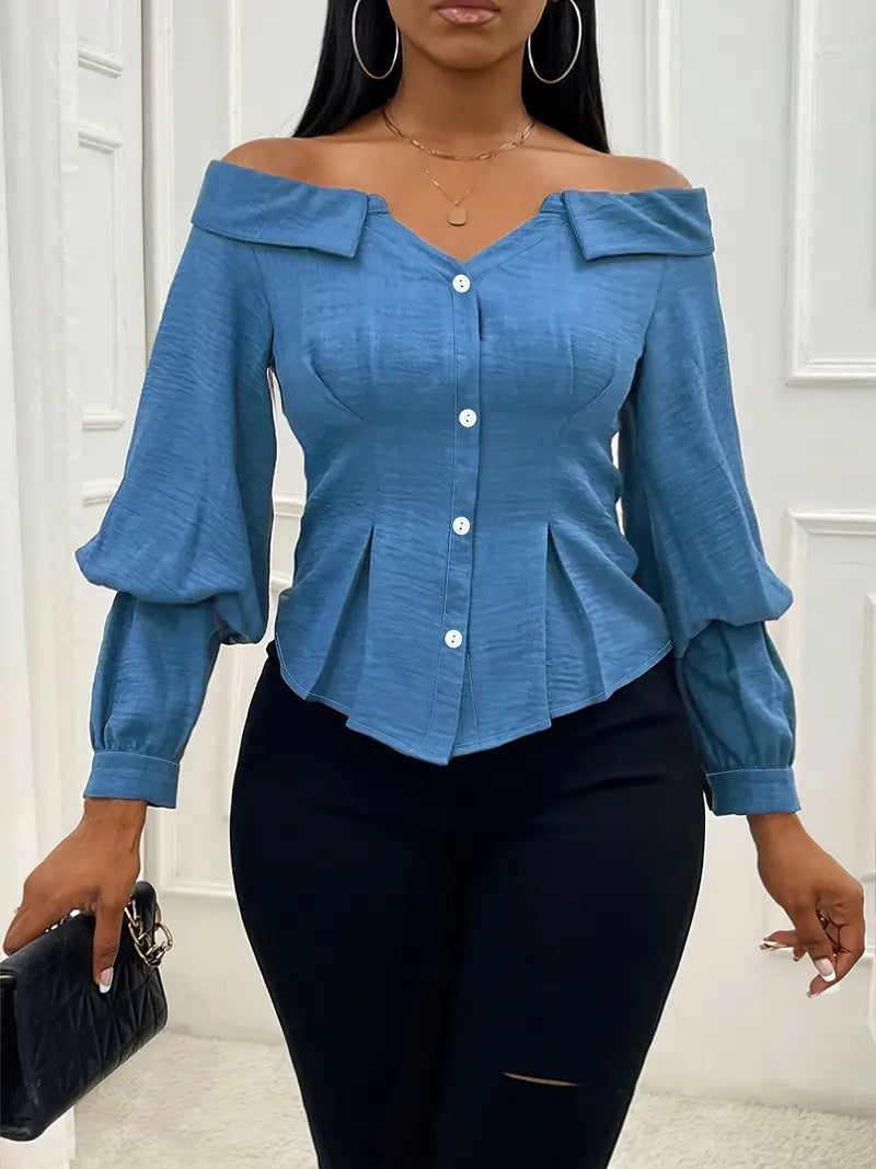 Alberta® | Elegant Off-The-Shoulder Blouse