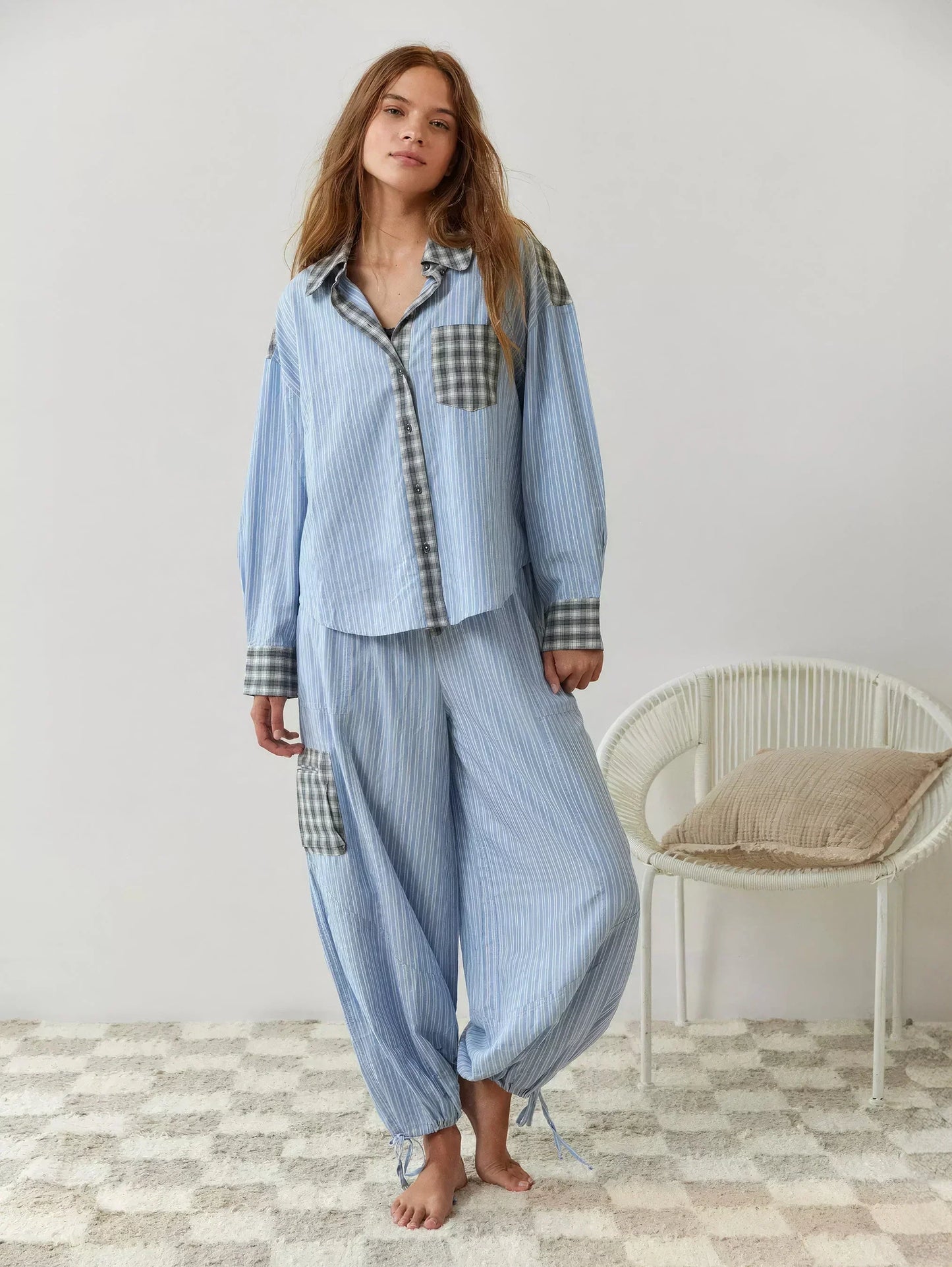 Carmela® | Checked pajama set for women