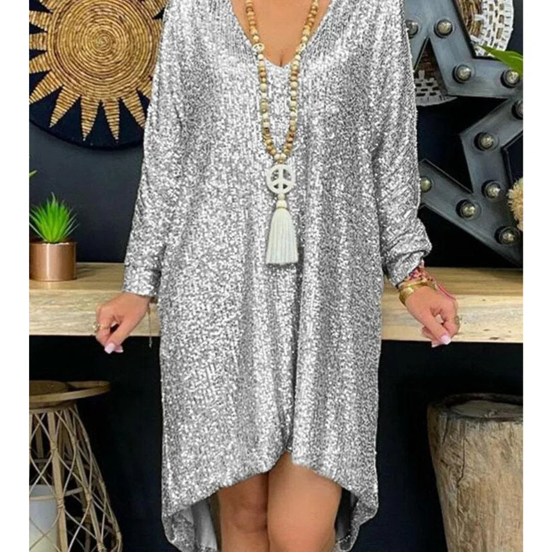 Ivana® | Glittering Sequin Dress