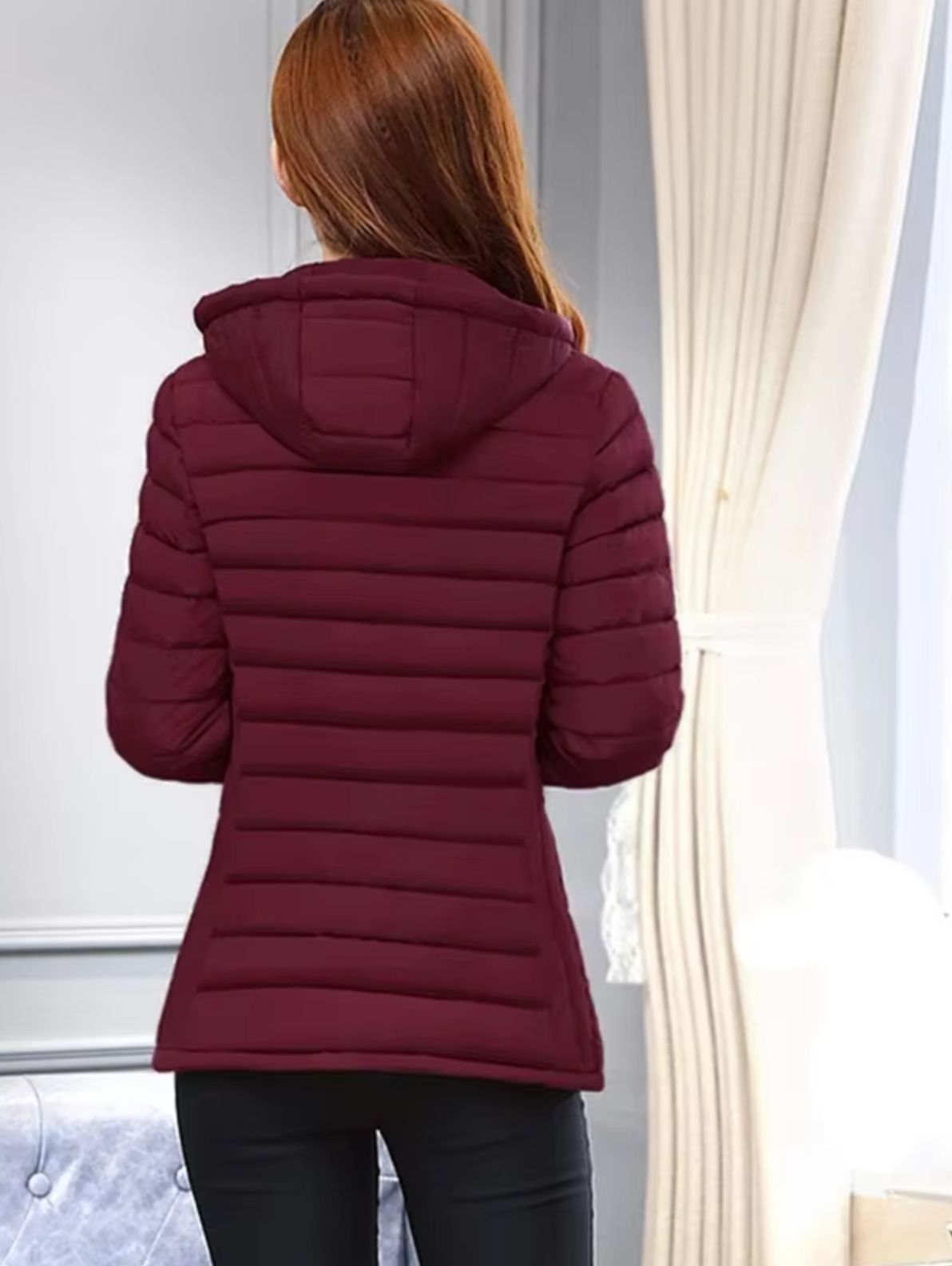 Violeta | Padded jacket with removable hood