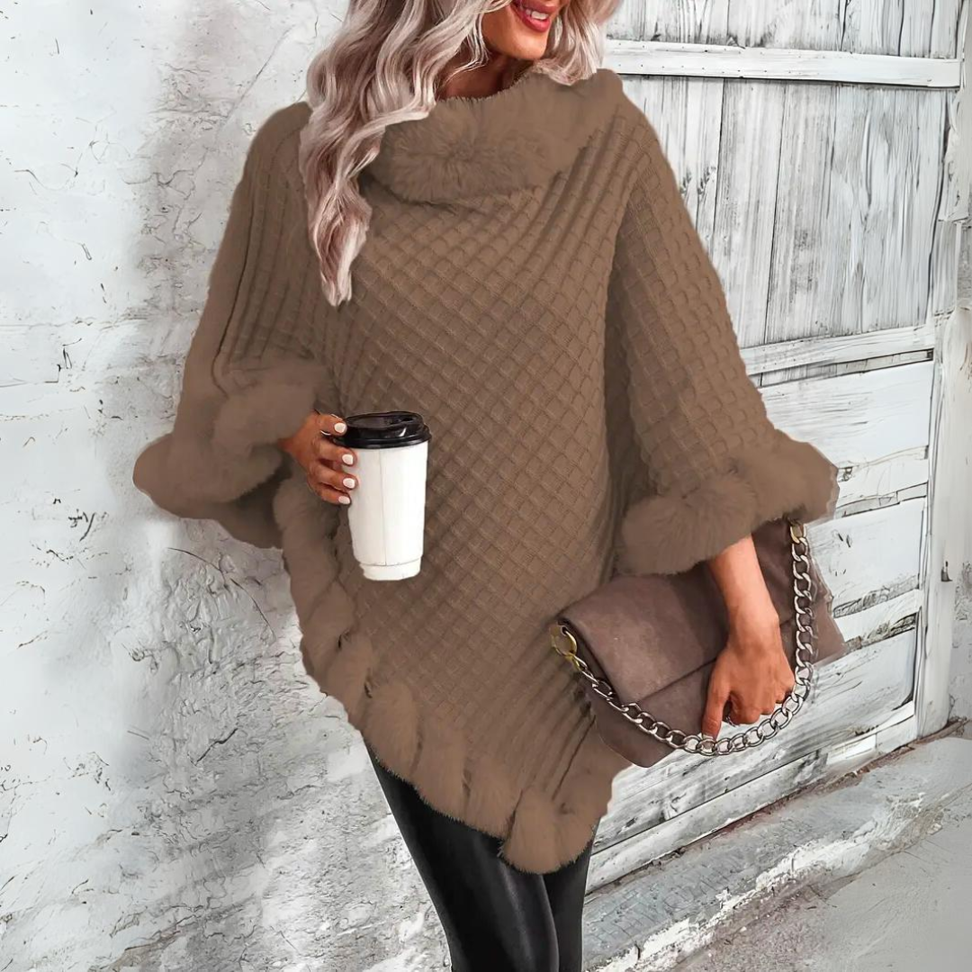 Haydée® | Cape in maille hot and sophisticated