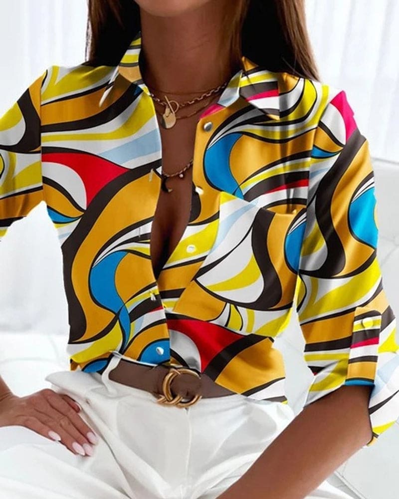 Grace® | Printed Blouse