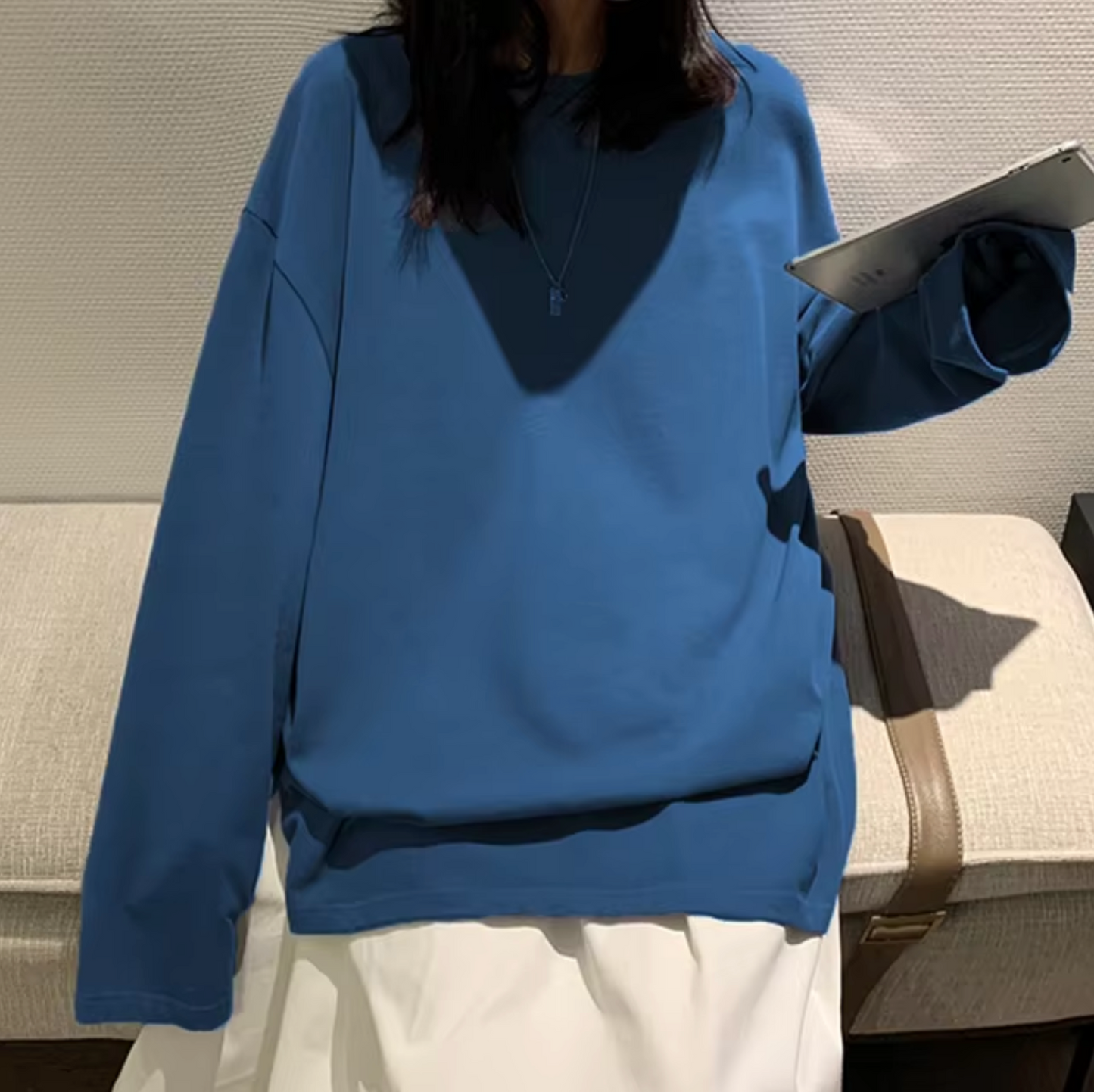 Isabel | Long sleeve cotton t-shirt