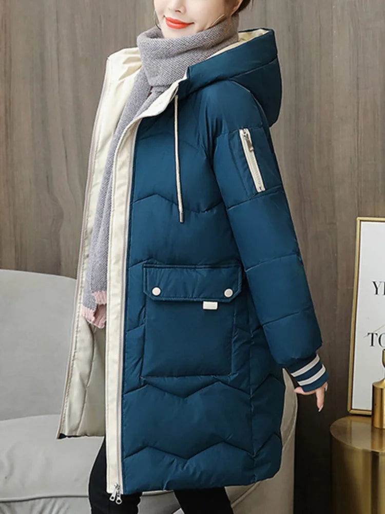 Brigitte | cozy and insulated waterproof winter jacket with hood