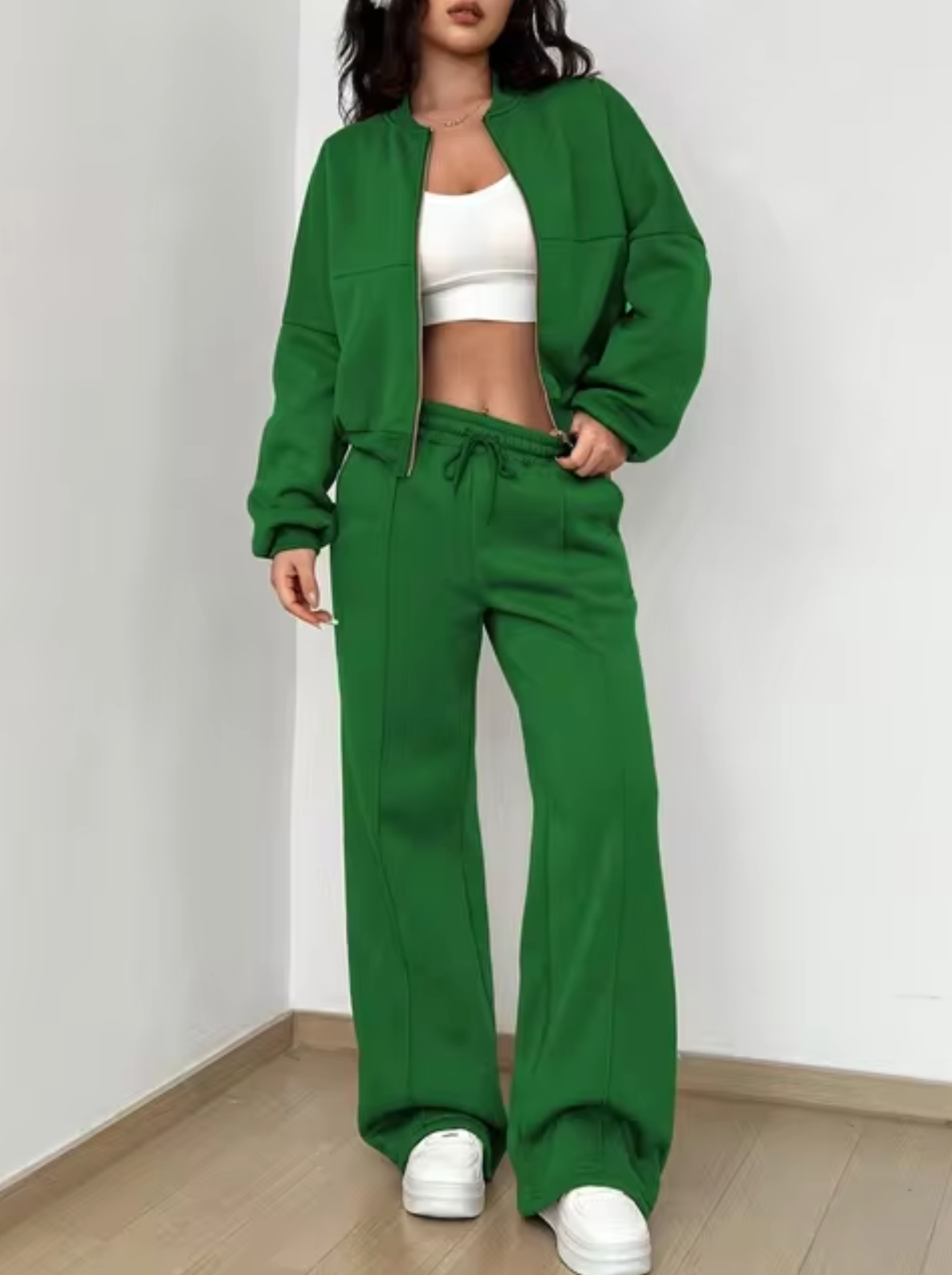 Miriam | Cotton bomber and trousers set