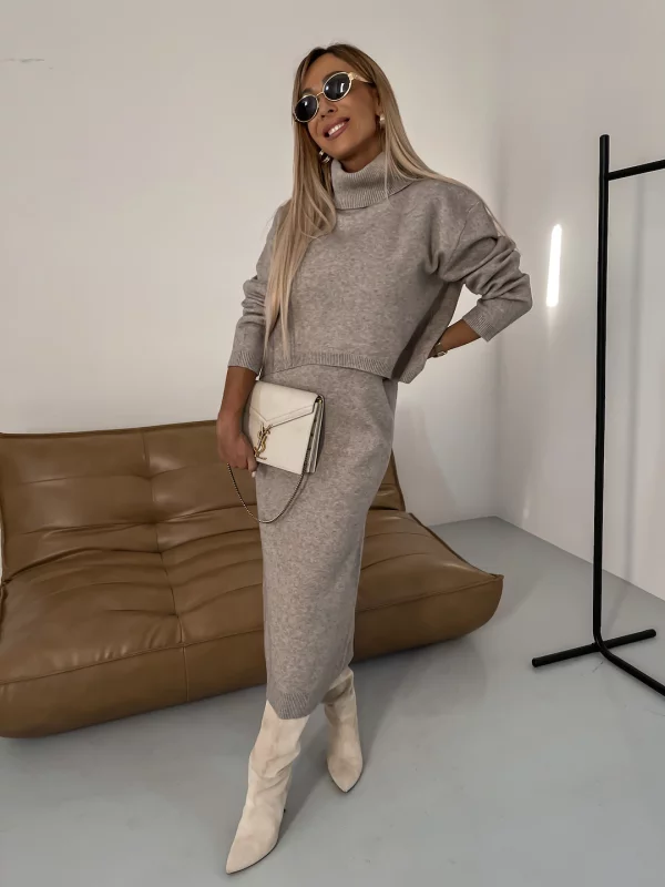 Lilian | Autumn/winter knit set for women