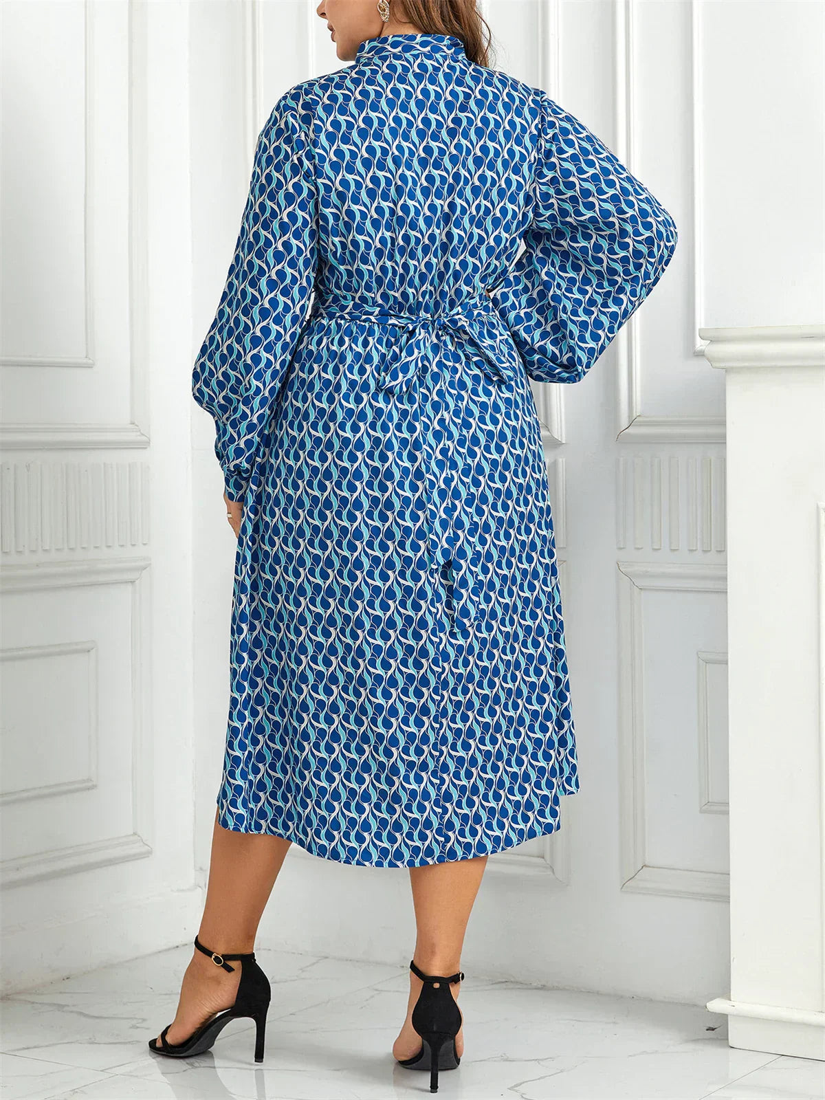 Helena® | Plus Size Dress Elastic Waist