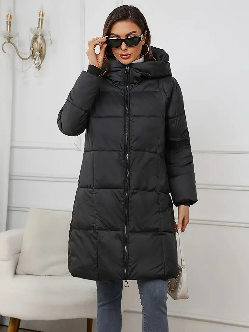 Lucrecia | Long down jacket with hood