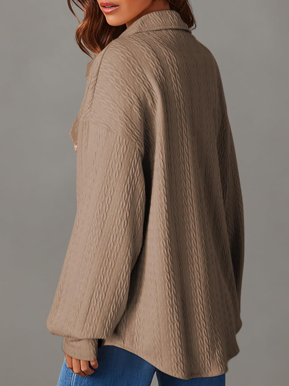 Rita | Structured long-sleeved jacket with button placket