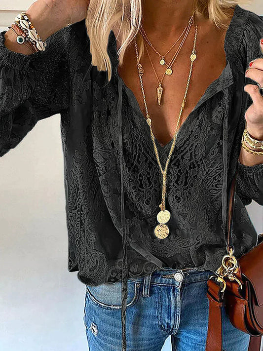 Marta® | Exclusive Blouse With Lace Decorations