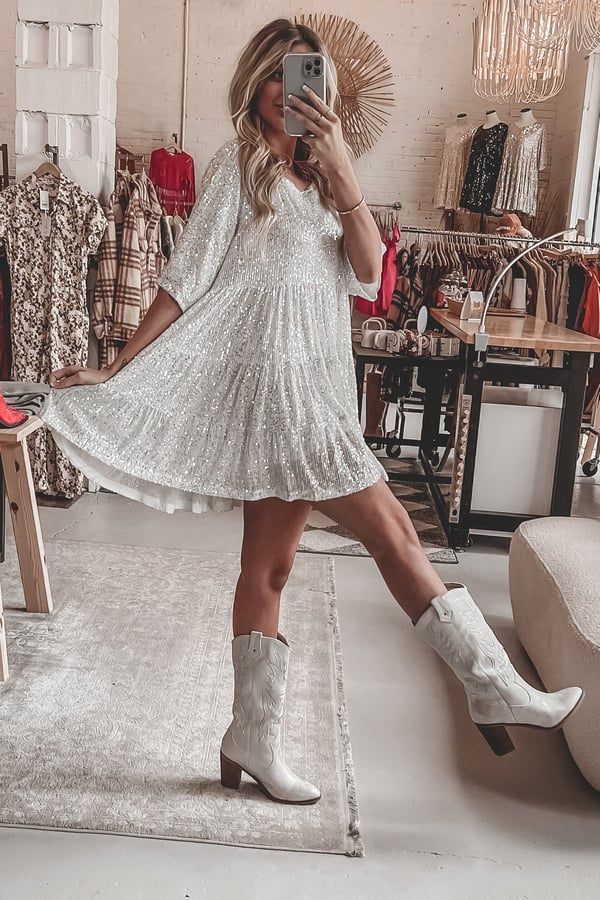 Xochitl® | Loose Sequin Dress