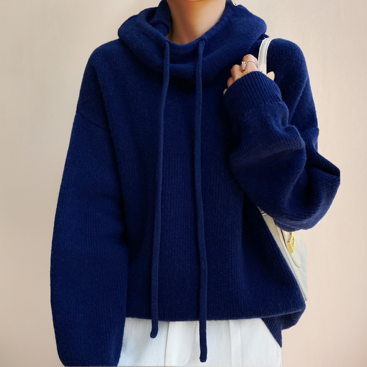 Lia - Elegant High Neck Sweater