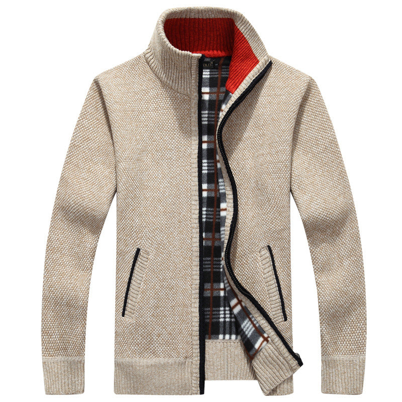 Cyrus | Men's Full Zip Knit Jacket