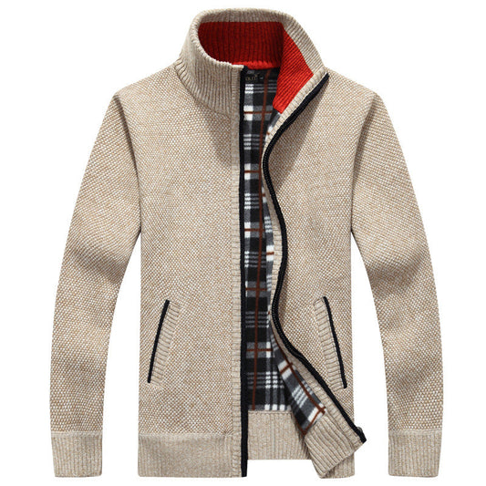 Cyrus | Men's Full Zip Knit Jacket