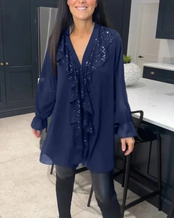 Miren® | Blouse With Elegant Ruffles