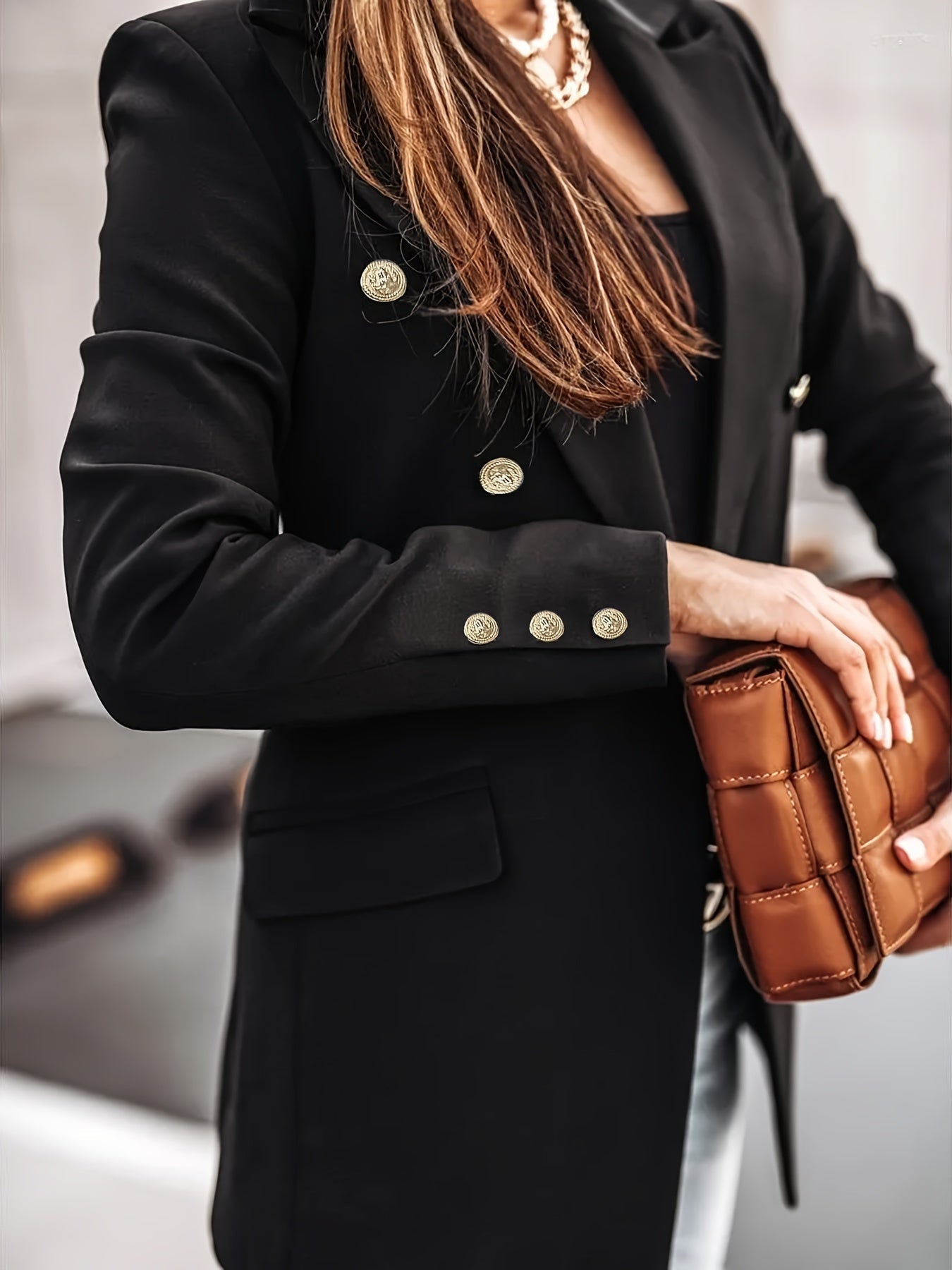 Fiona | Women’s Casual Workwear Button Blazer