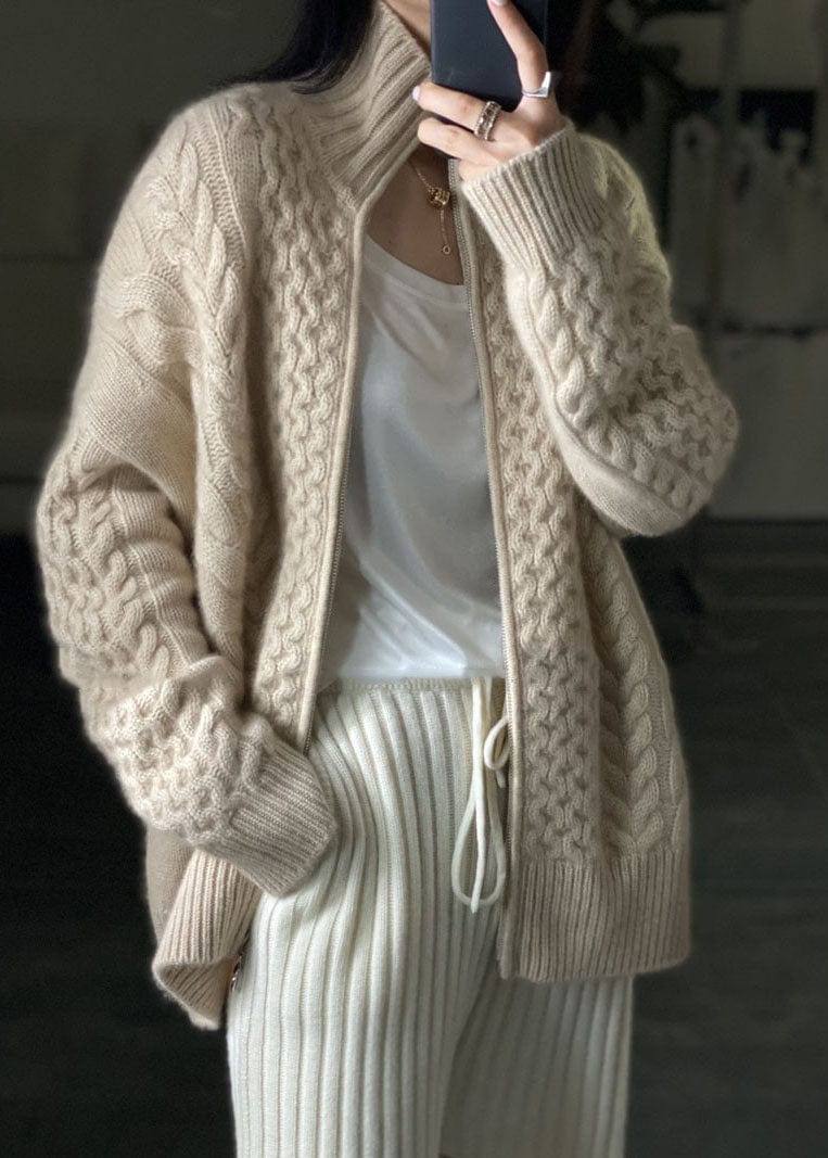 Laurien | Modern turtleneck cardigan for women