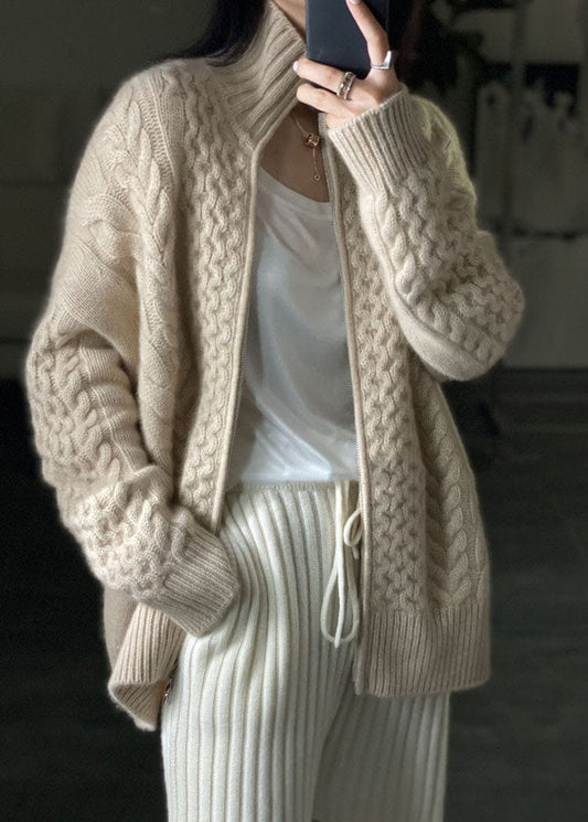 Laurien® | Modern turtleneck cardigan for women