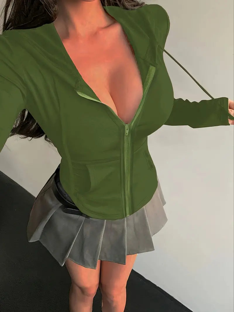 Caterina® | Cotton Zip-Up Hoodie