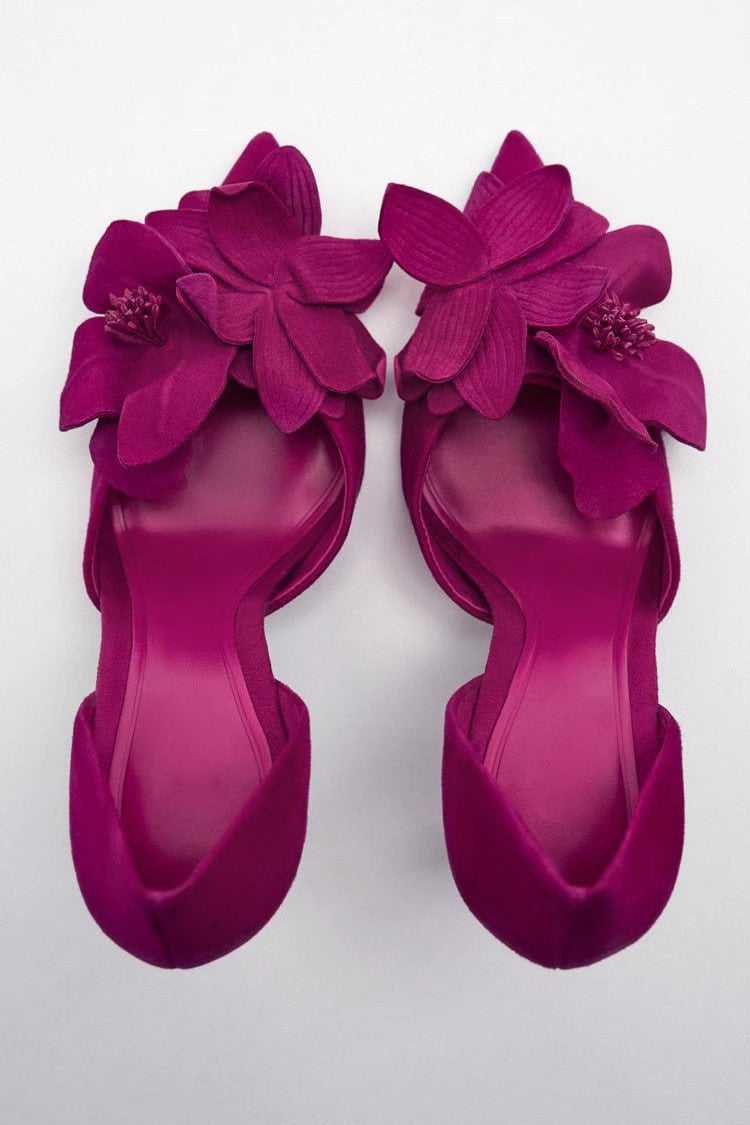 Maritza® | Flower Decorated Pointed High Heels