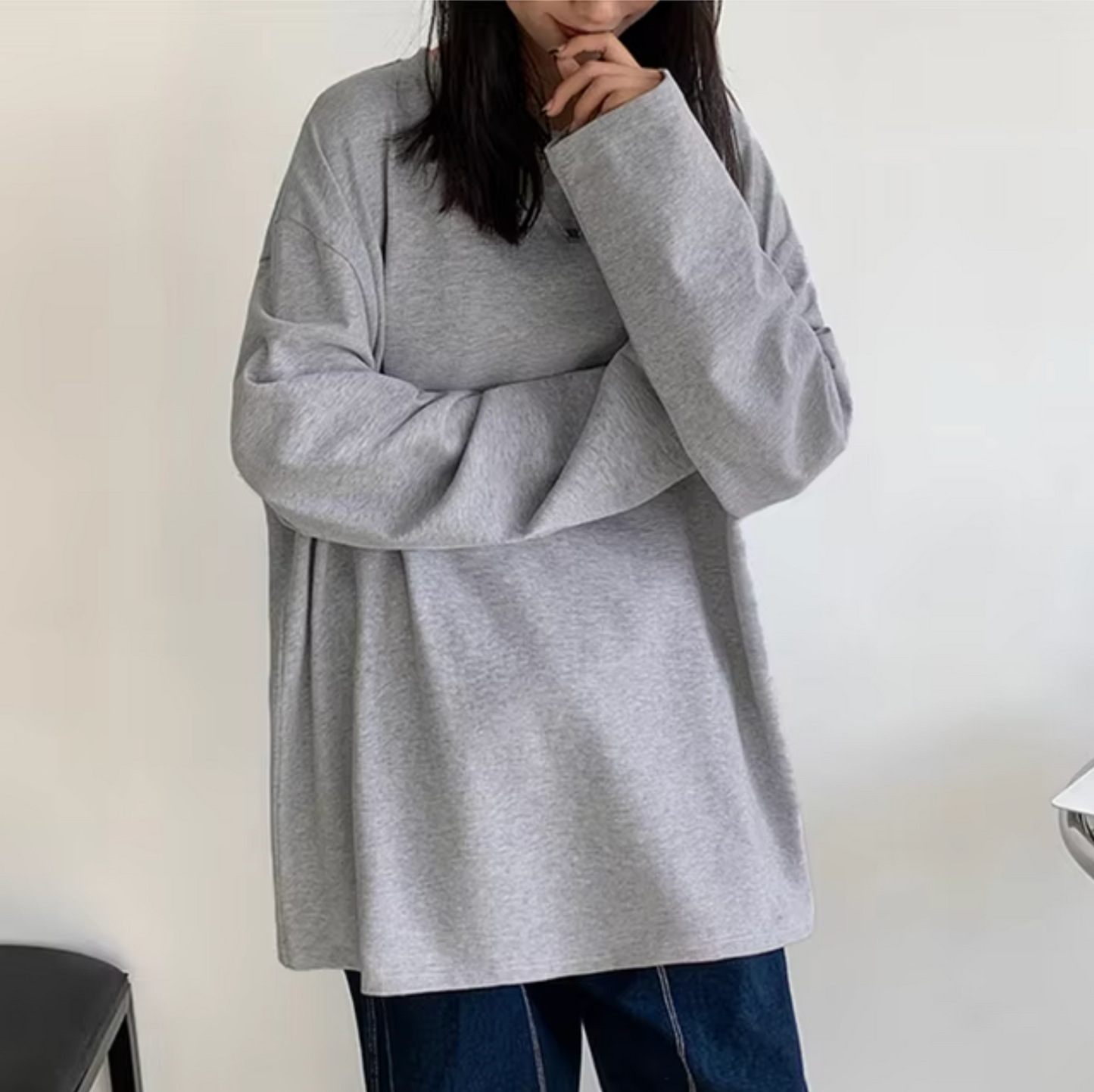 Isabel | Long sleeve cotton t-shirt