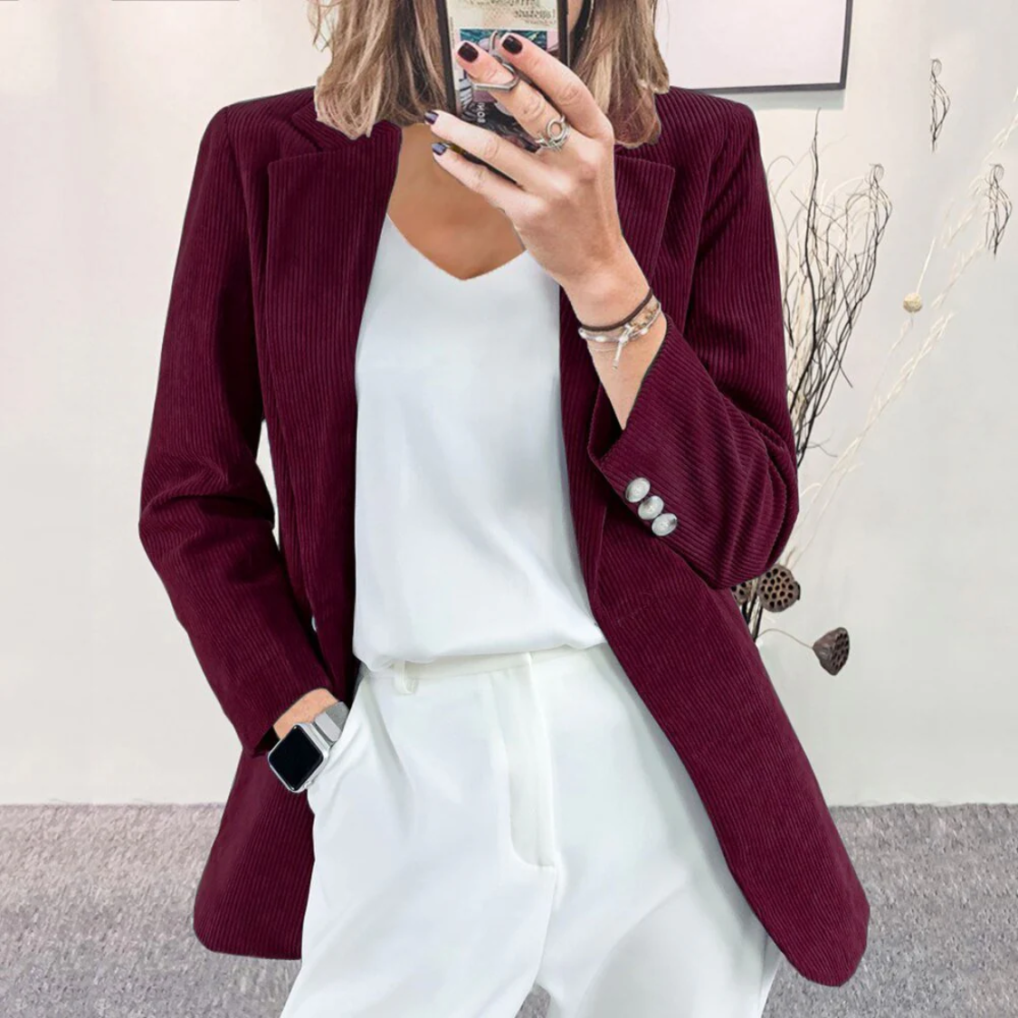 Pink | Effortless and chic winter garment