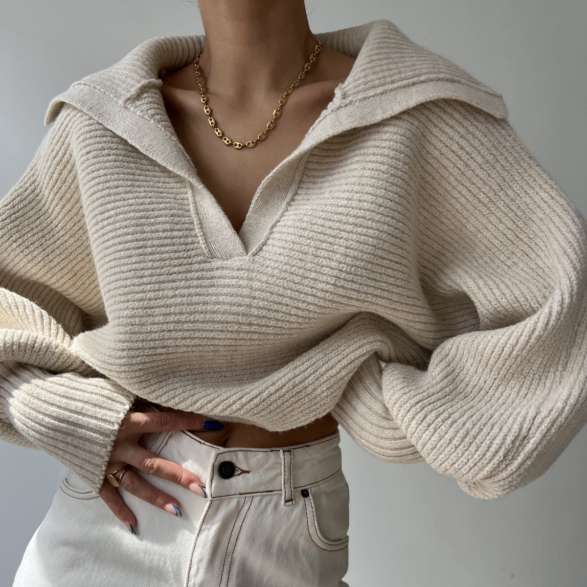 Josefina | Oversized knit sweater for women
