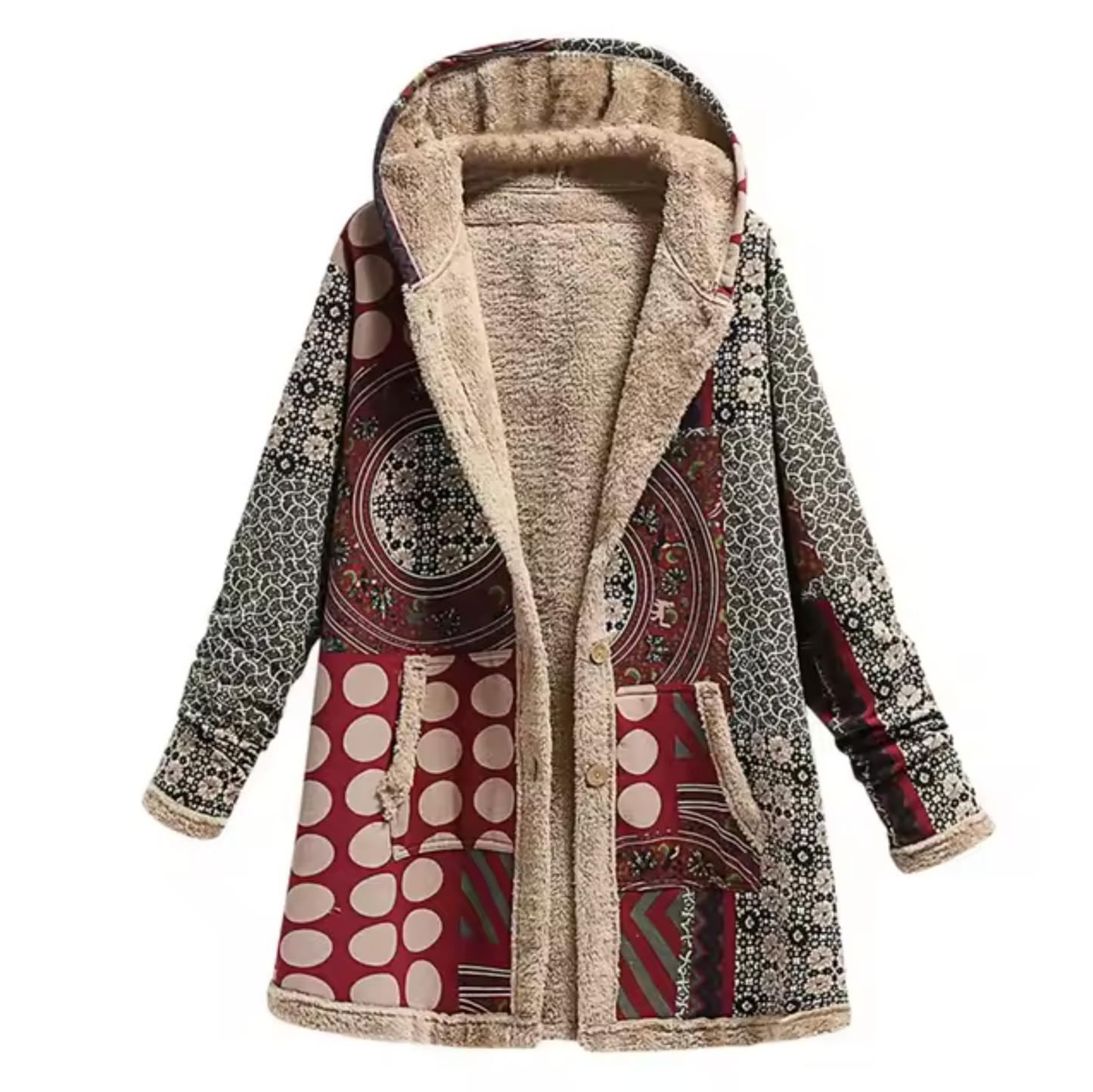 Pilar | Cotton winter jacket with hood