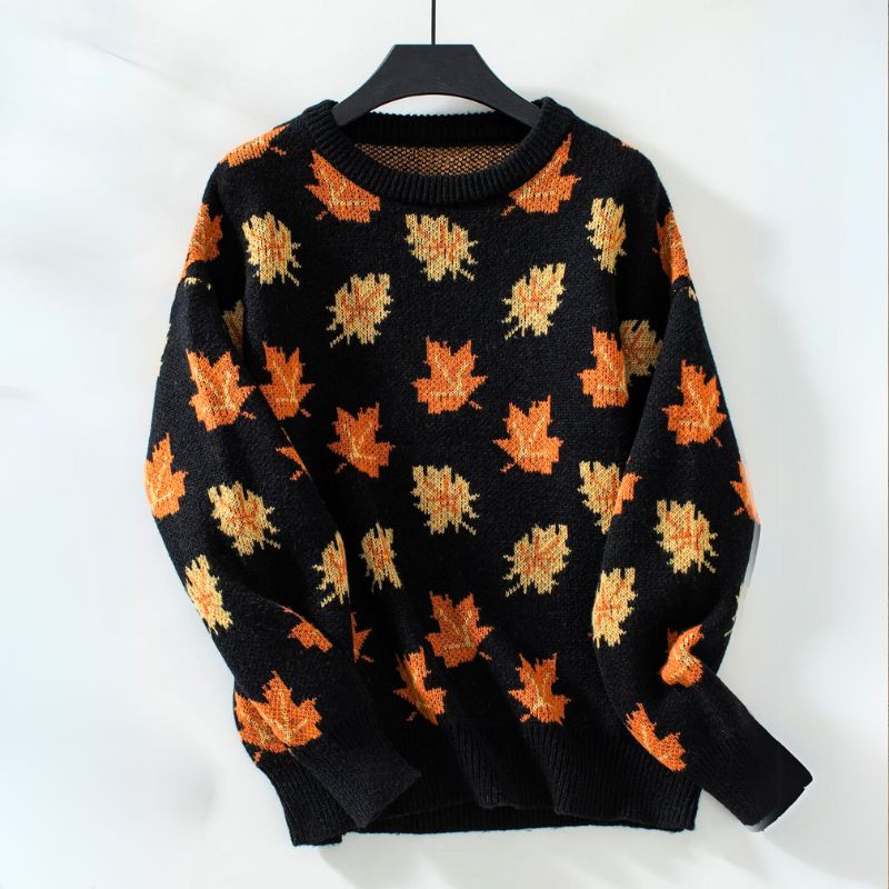 Belén | Cozy autumn knitted sweater.