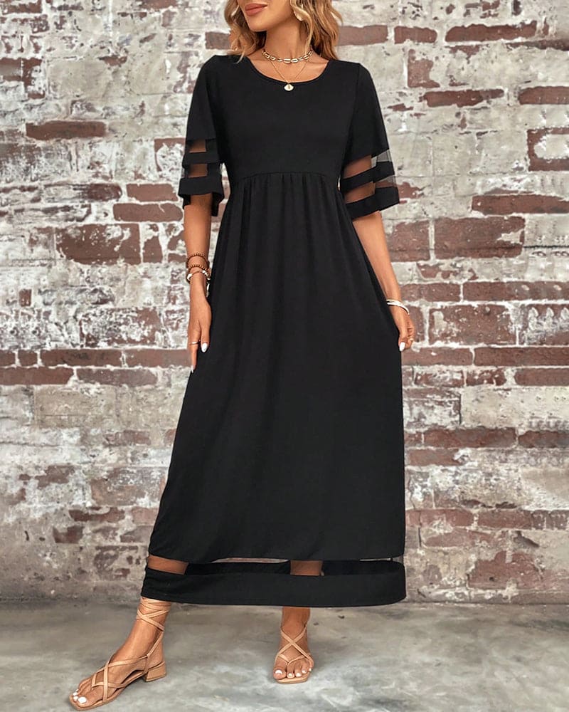 Marissa® | Relaxed Half Sleeve Maxi Dress