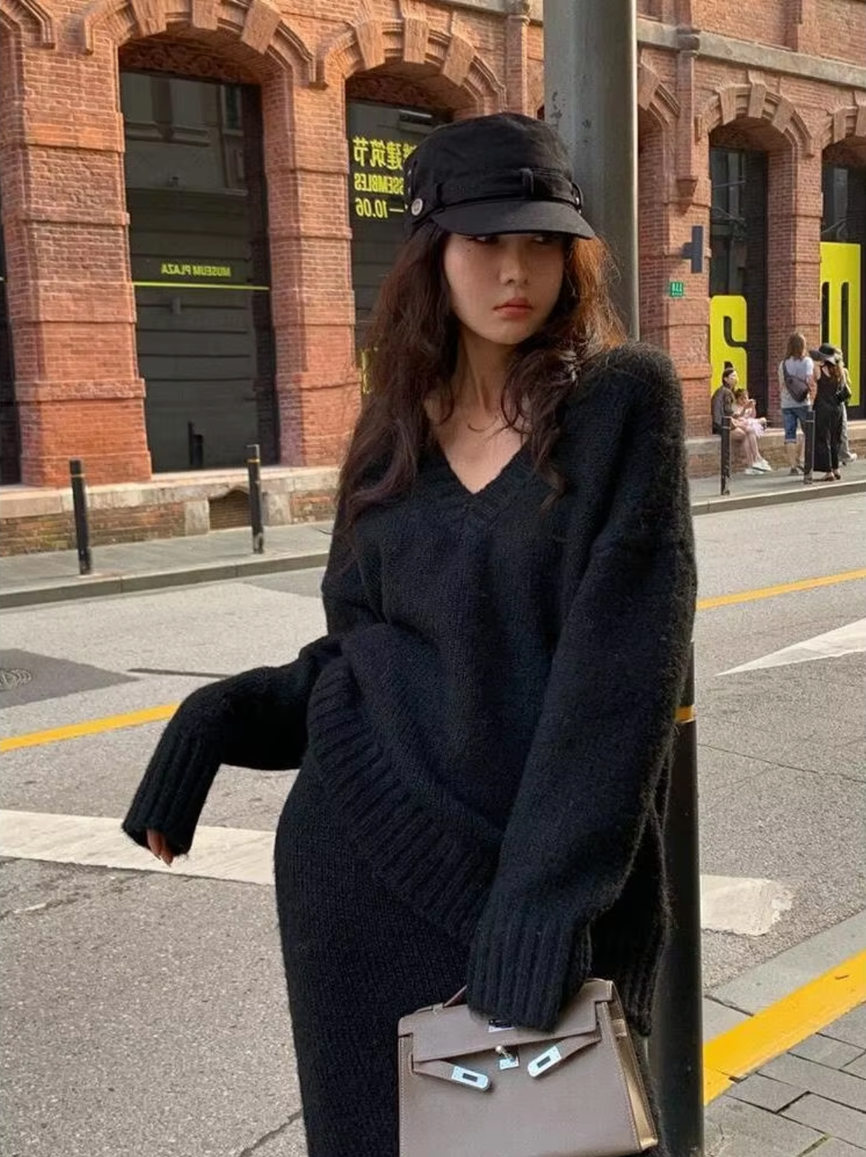Rita | Knitted sweater and skirt set