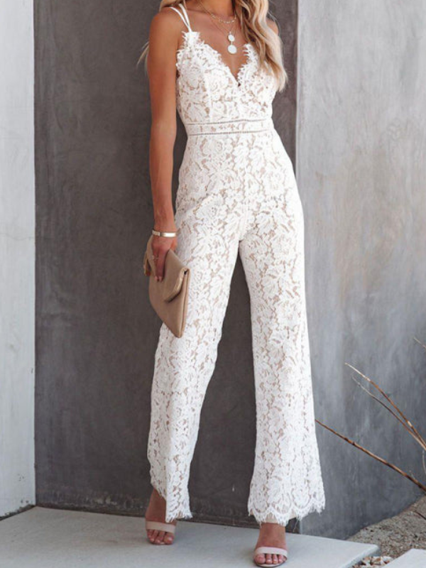 Marilyn® | Elegant Sleeveless Lace Jumpsuit