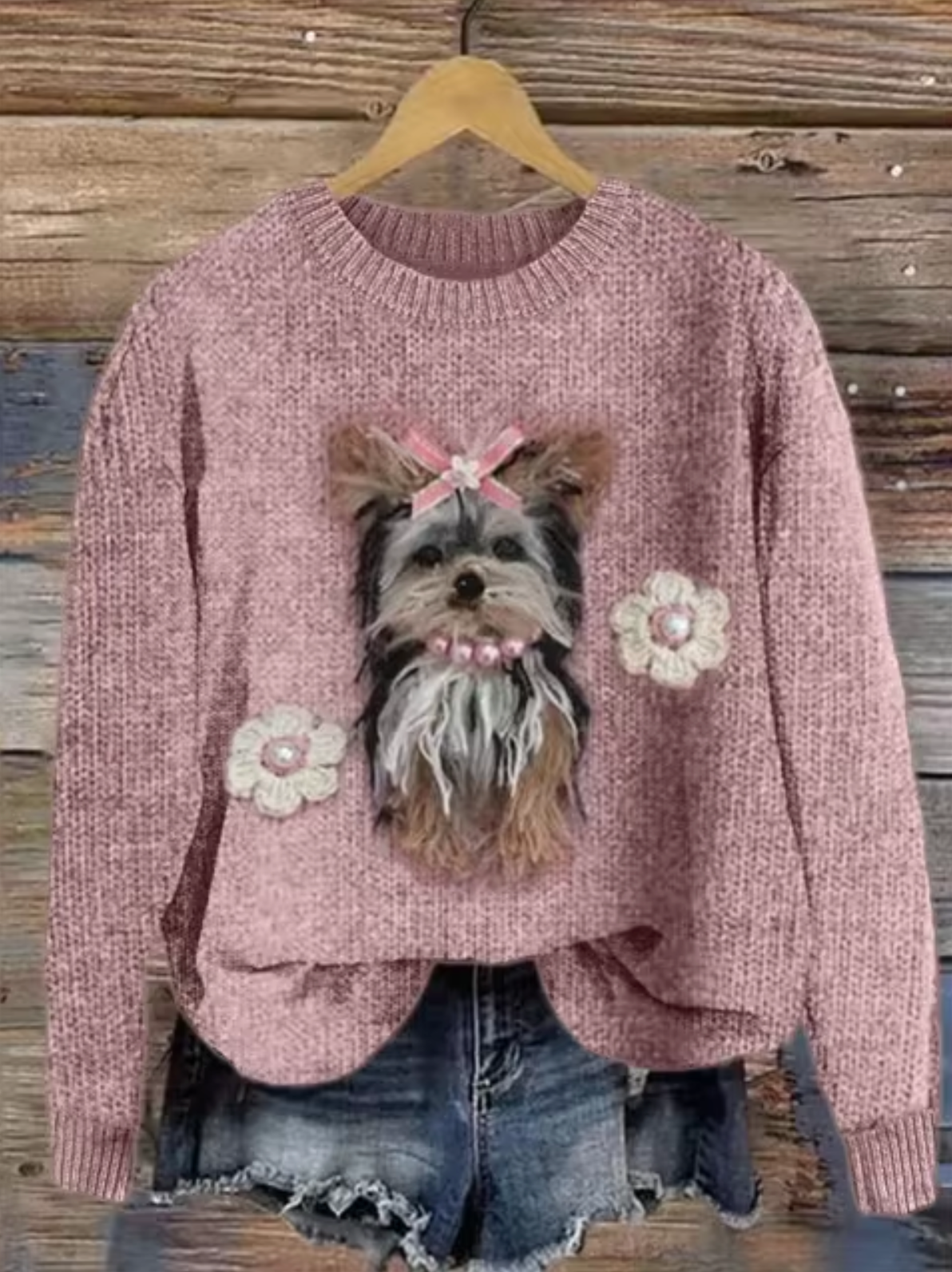 Maria José | Printed knit sweater