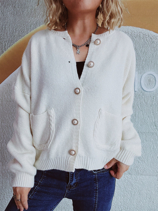 Helene | Long sleeve cardigan with buttons