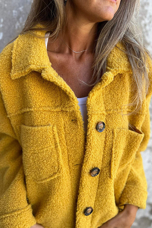 Amalia | Cozy winter coat with side pockets for women